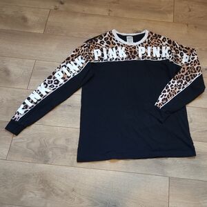 XS Victoria's Secret Pink Cheetah Print tee